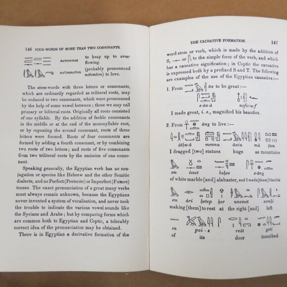 Egyptian Language - Easy Lessons In Egyptian Hieroglyphics Wallis Budge 1973 HC - Picture 15 of 15